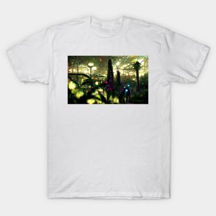 Botanical cyberpunk garden pt1 T-Shirt